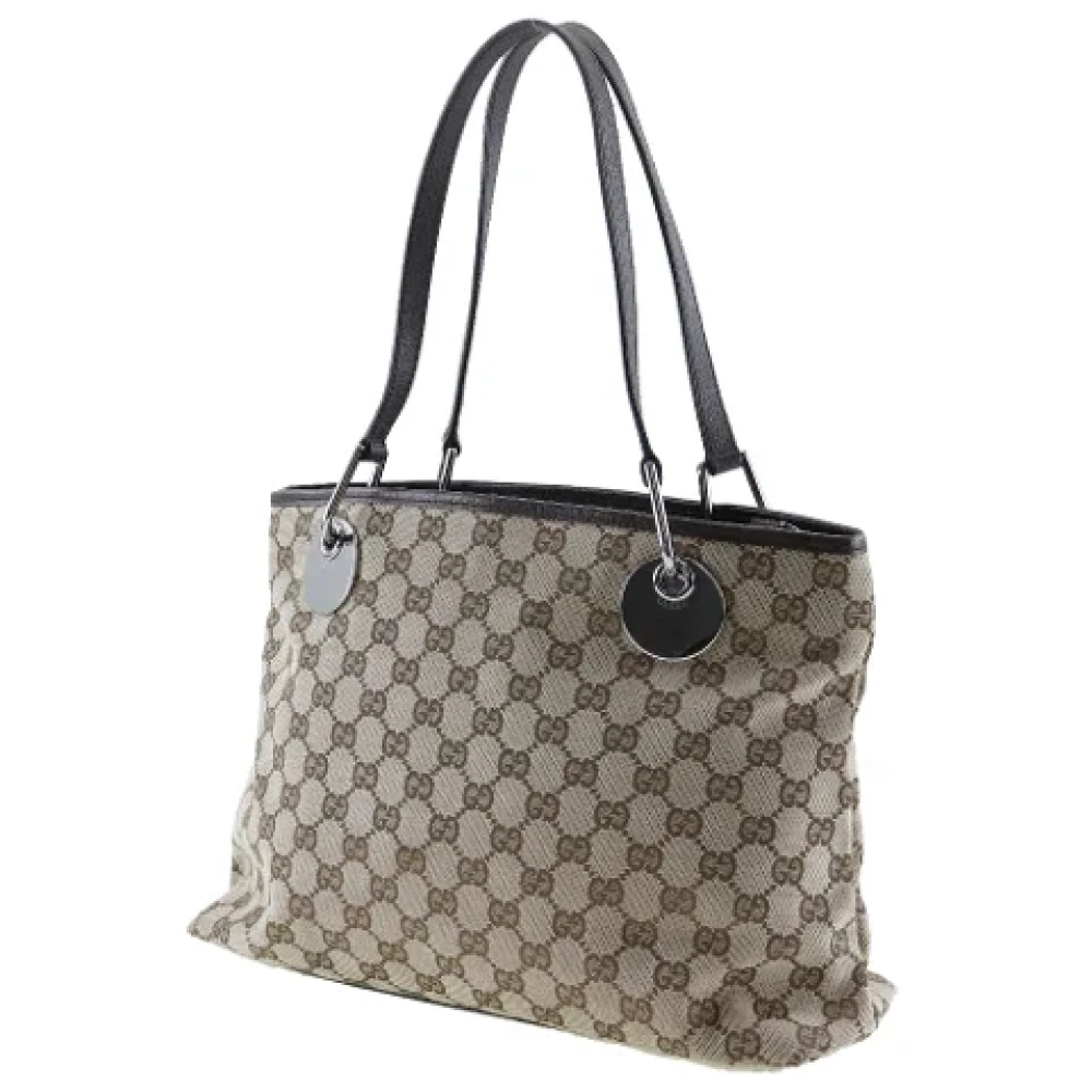 Gucci Vintage Pre-owned Canvas handbags Brown Dames