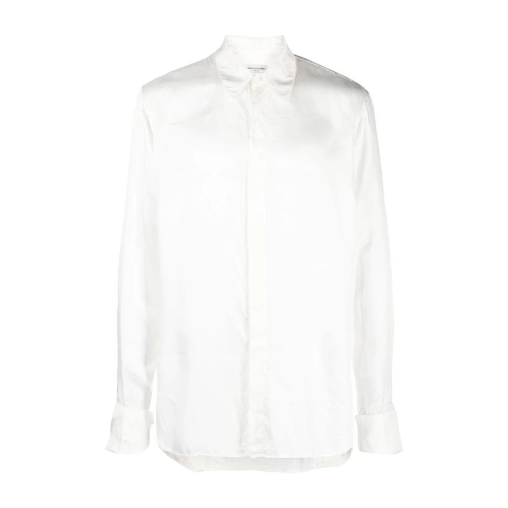 Dries Van Noten Stijlvolle Carvie Tris Shirt White Heren