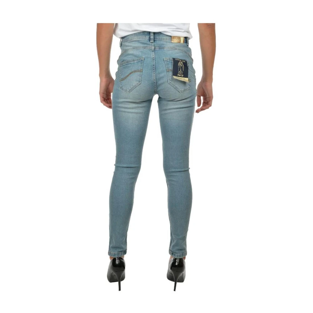 YES ZEE Lichtblauwe Skinny Jeans Blue Dames