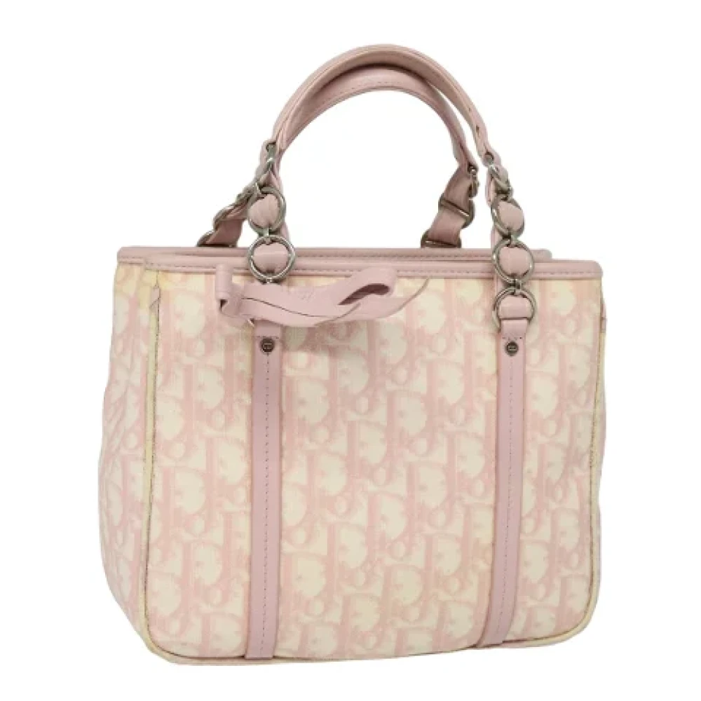 Dior Vintage Pre-owned Leather handbags Pink Dames