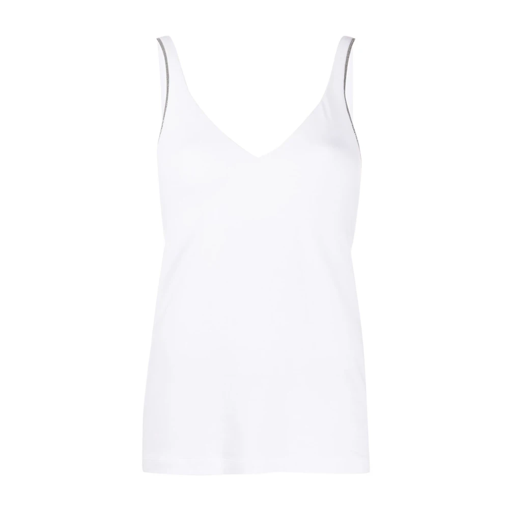 Tops > Sleeveless Tops - - Brunello Cucinelli - Modalova