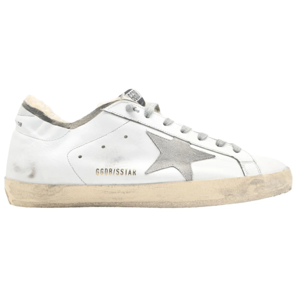 Golden Goose Superstar White Grey Star Sneakers White, Herr