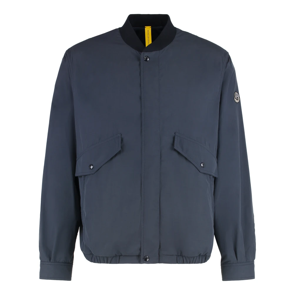 Moncler Men's Blue Tatenen Nylon Jacket - Bomber Jackets - M - Jackets