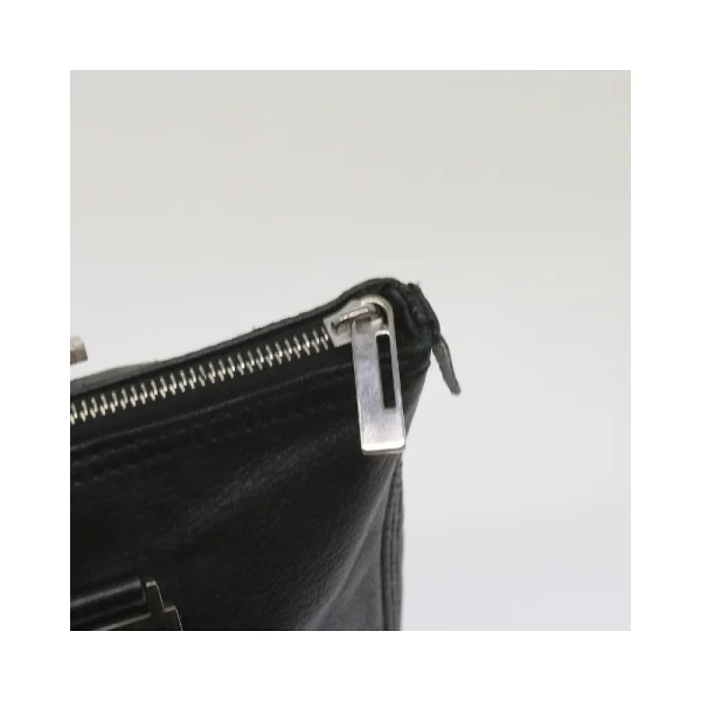 Fendi Vintage Pre-owned Leather handbags Black Dames