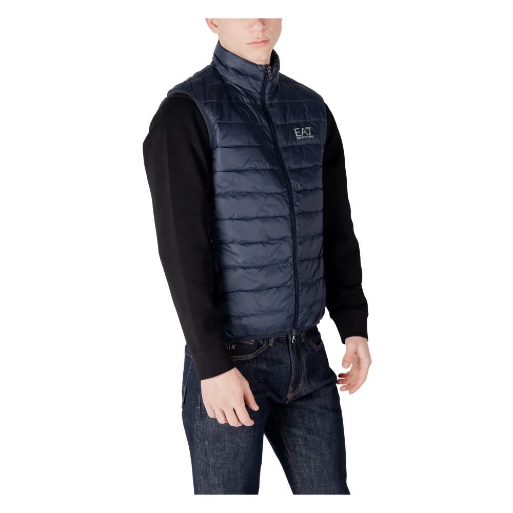 Emporio Armani EA7 Herfst Winter Herenjassen en -jassen Blue Heren