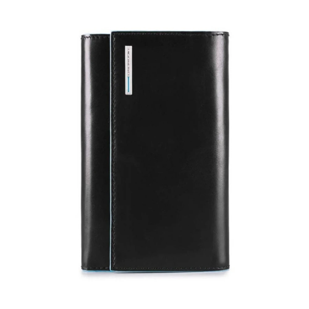 Piquadro Women's Black Wallets & Cardholders, One Size, Large Wallet With Credit Card Holder