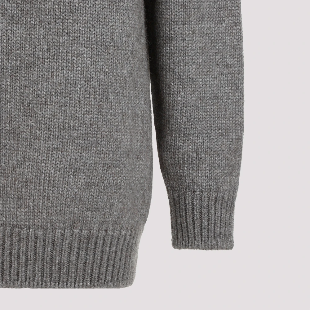 The Row Grijze Alpaca Zijde Trui Gray Dames