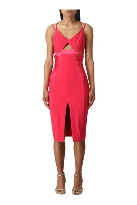 robe-fourreau-fuchsia