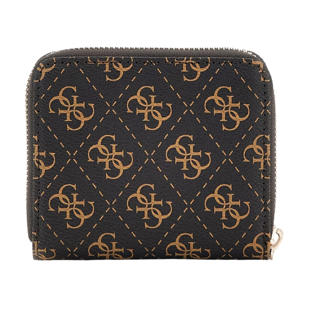 Guess Bruine Synthetische Damesportemonnee Brown Dames