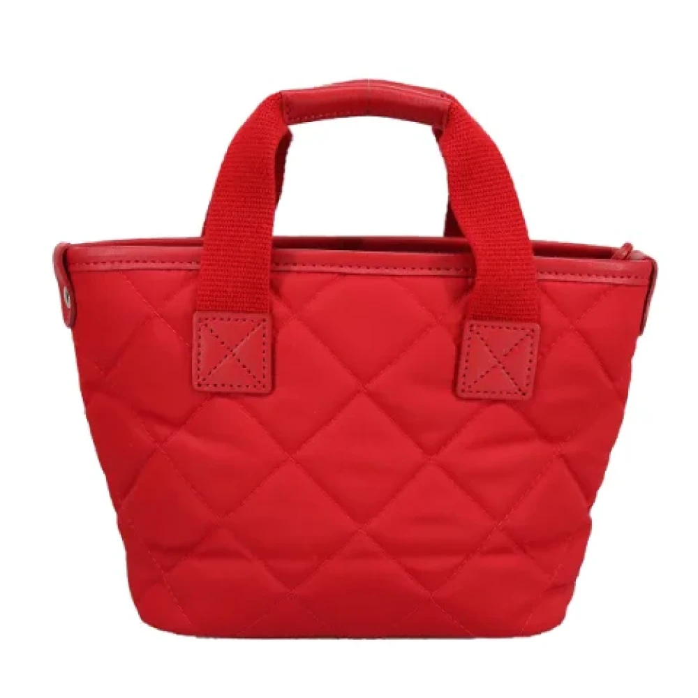 Burberry Vintage Pre-owned Nylon handbags Red Dames