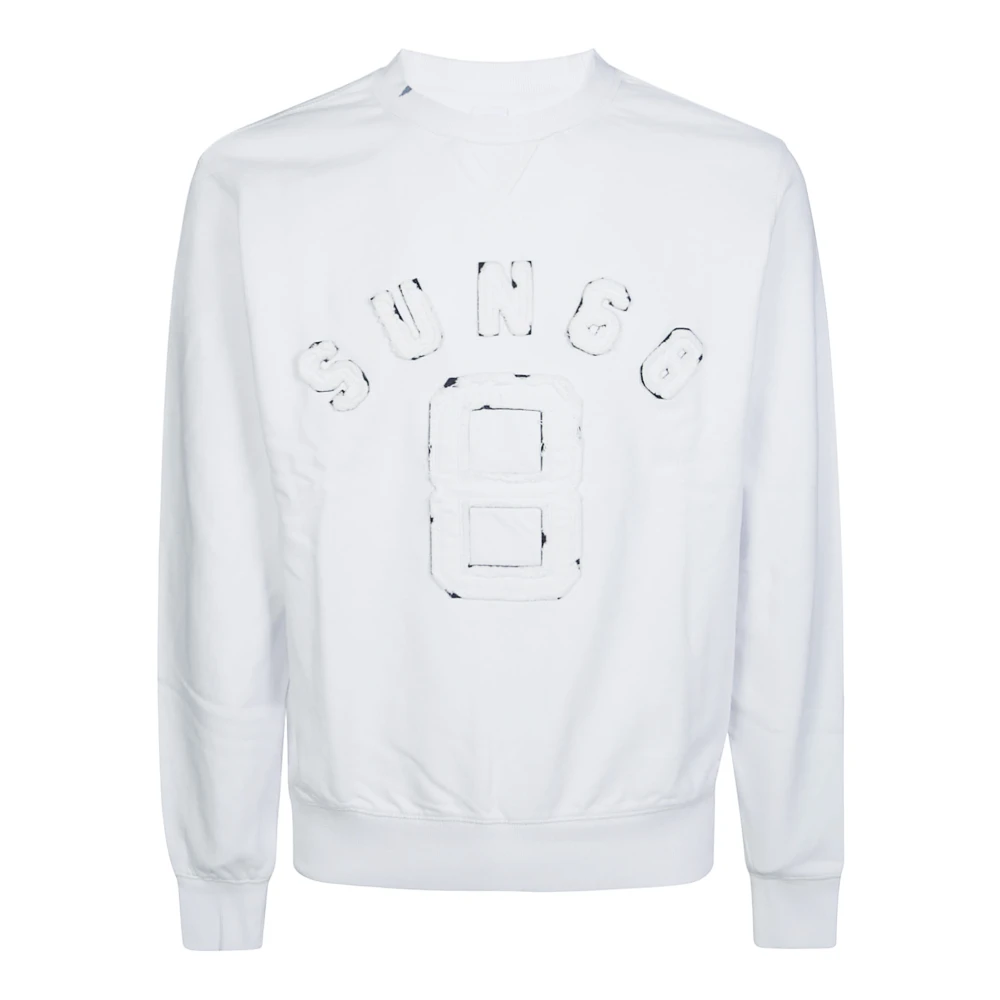 Sun68 Vintage Katoen Collectie Ronde Tapijt White Heren