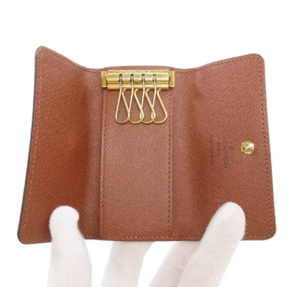 Louis Vuitton Vintage Pre-owned Canvas key-holders Brown Dames