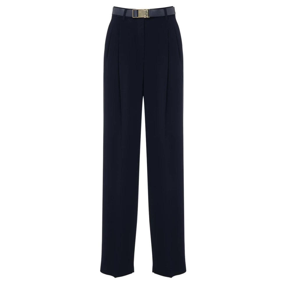 Max Mara Studio Neottia Elegante Jurk Blue Dames
