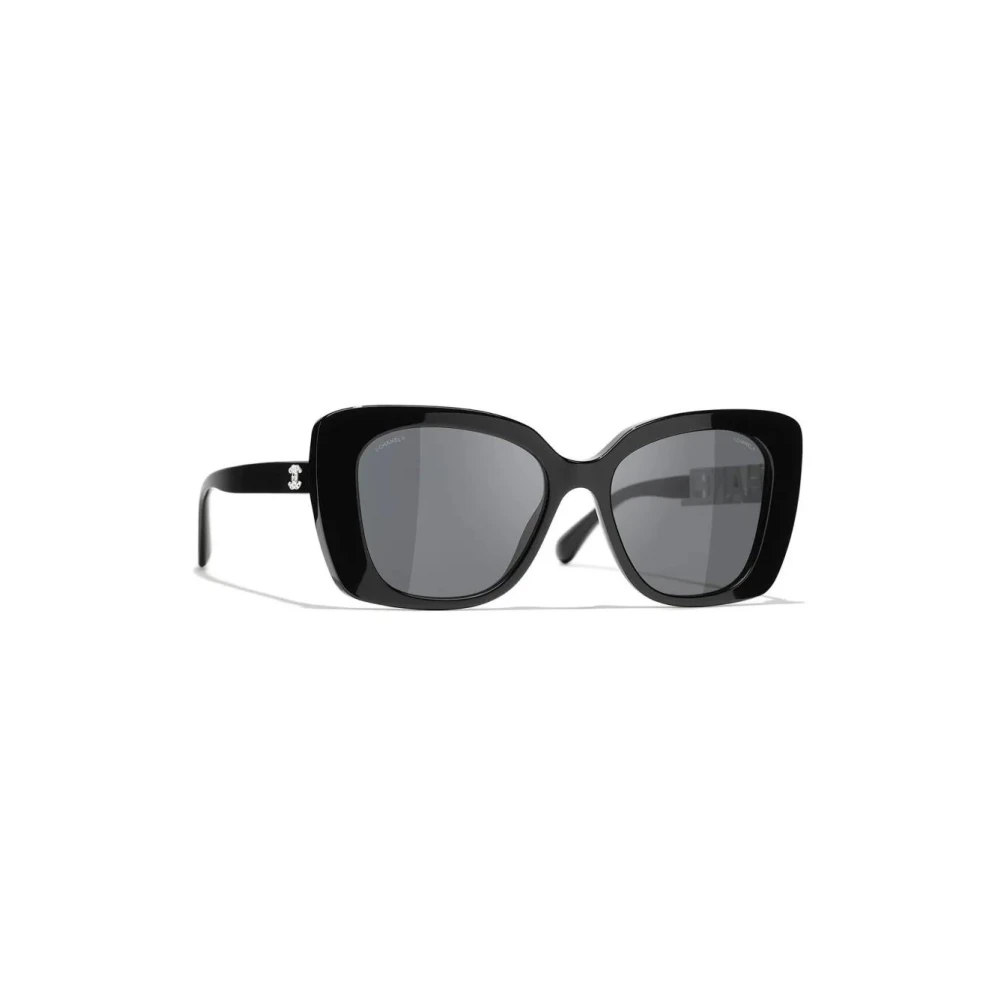 Chanel Women's Black Ch5422b 1026S4 Sunglasses - Sunglasses - 53 Mm - Accessories