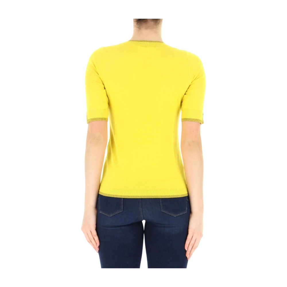 Liu Jo Klassieke Trui Yellow Dames
