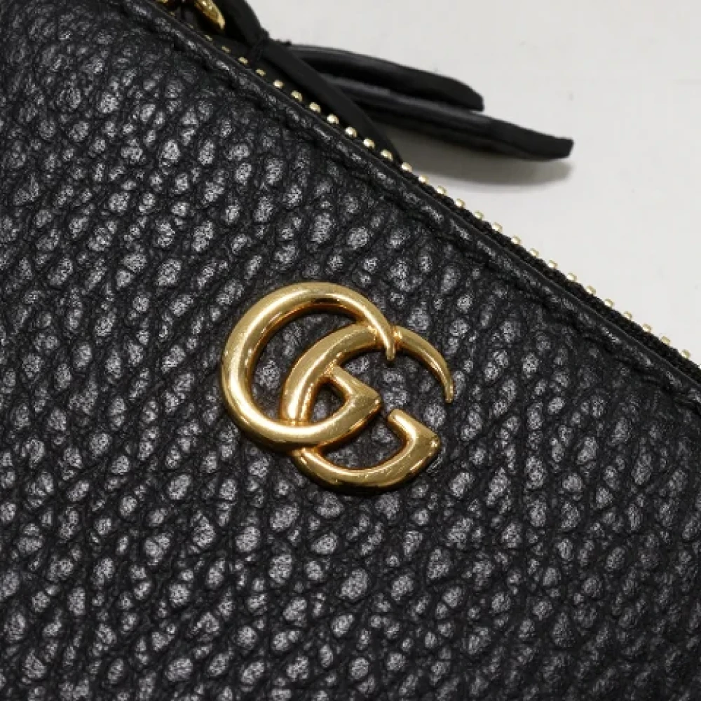 Gucci Vintage Pre-owned Leather wallets Black Dames
