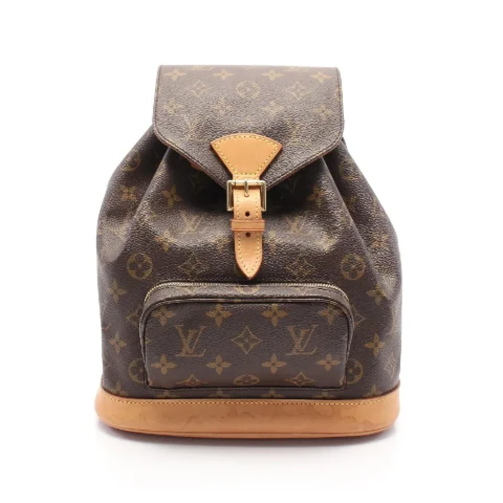 Louis Vuitton Vintage Pre-owned Canvas backpacks Brown Dames