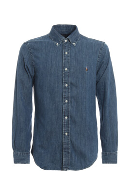 denim-shirts-slim-fit-button-down-collar