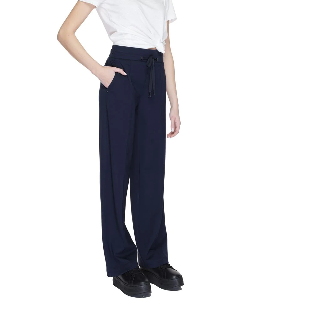 Street One Blauwe Viscose Palazzo Broek Collectie Blue Dames