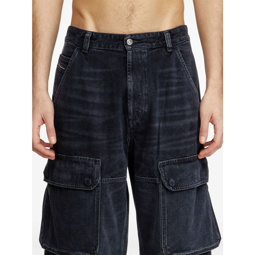 Diesel Zwarte Jeans voor Mannen Blue Heren