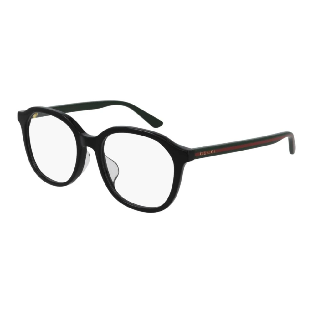 Gucci Unisex Black Glasses, 53 Mm, Geometric Eyeglasses