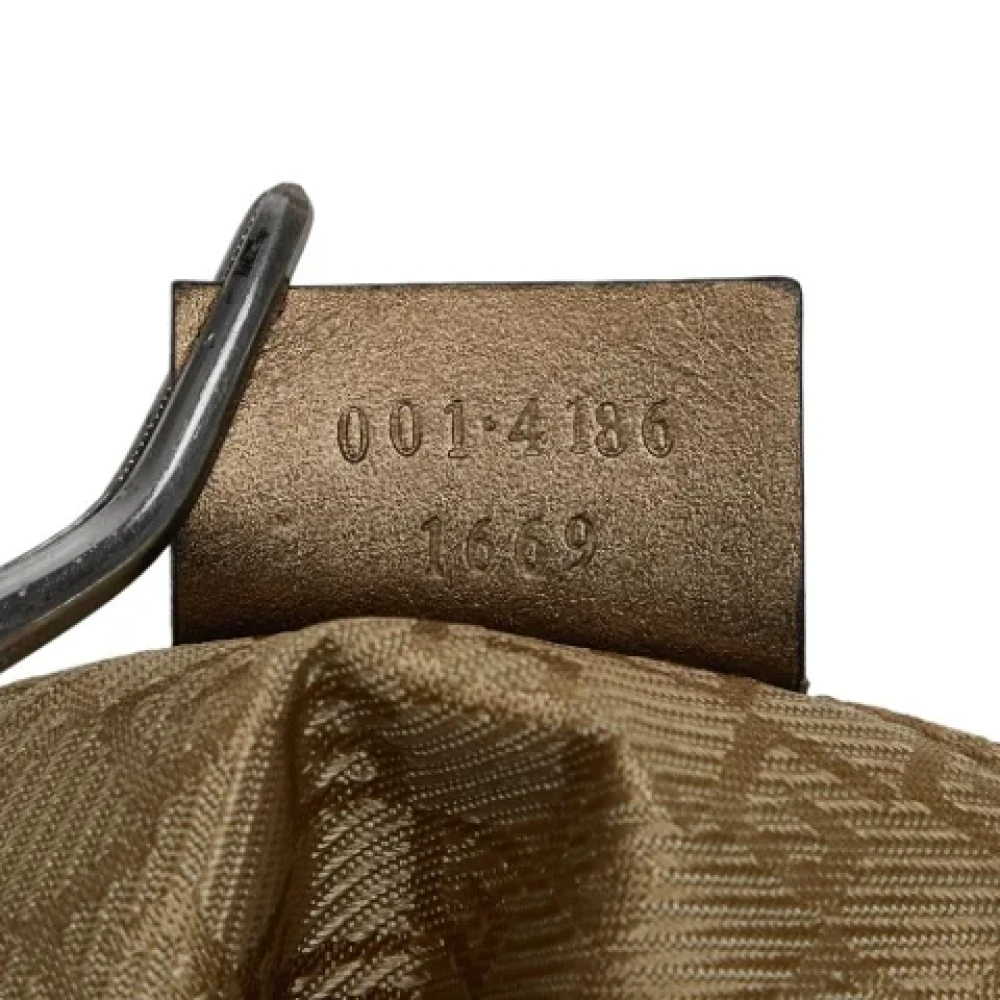 Gucci Vintage Pre-owned Canvas gucci-bags Yellow Dames