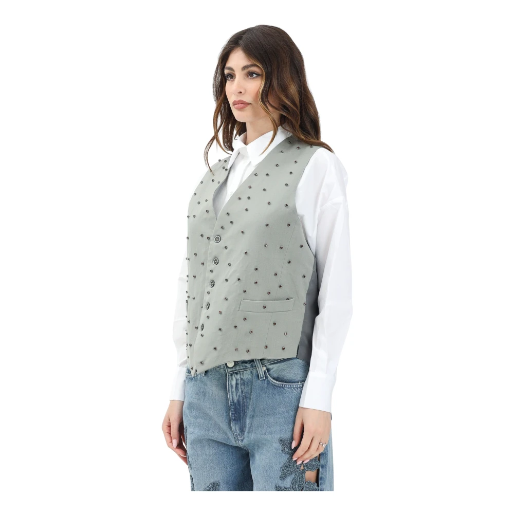 ViCOLO - Jackets > Vests - Green - ViCOLO - Modalova