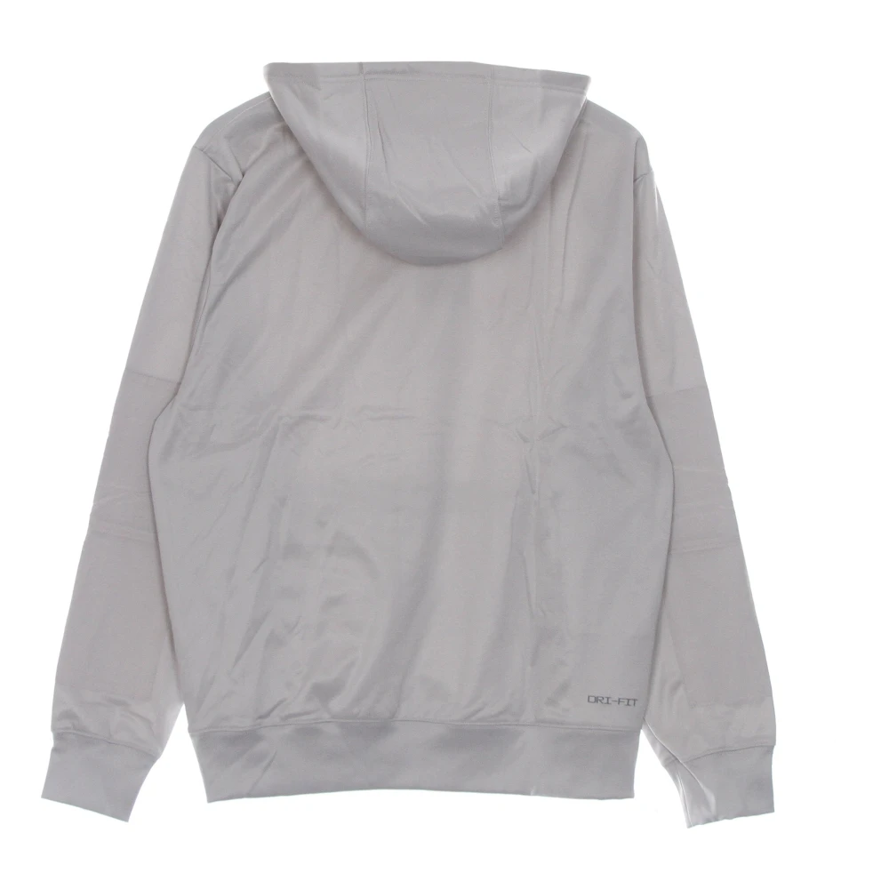 Nike Dri-FIT Fleece Hoodie met Lange Mouwen Gray Heren