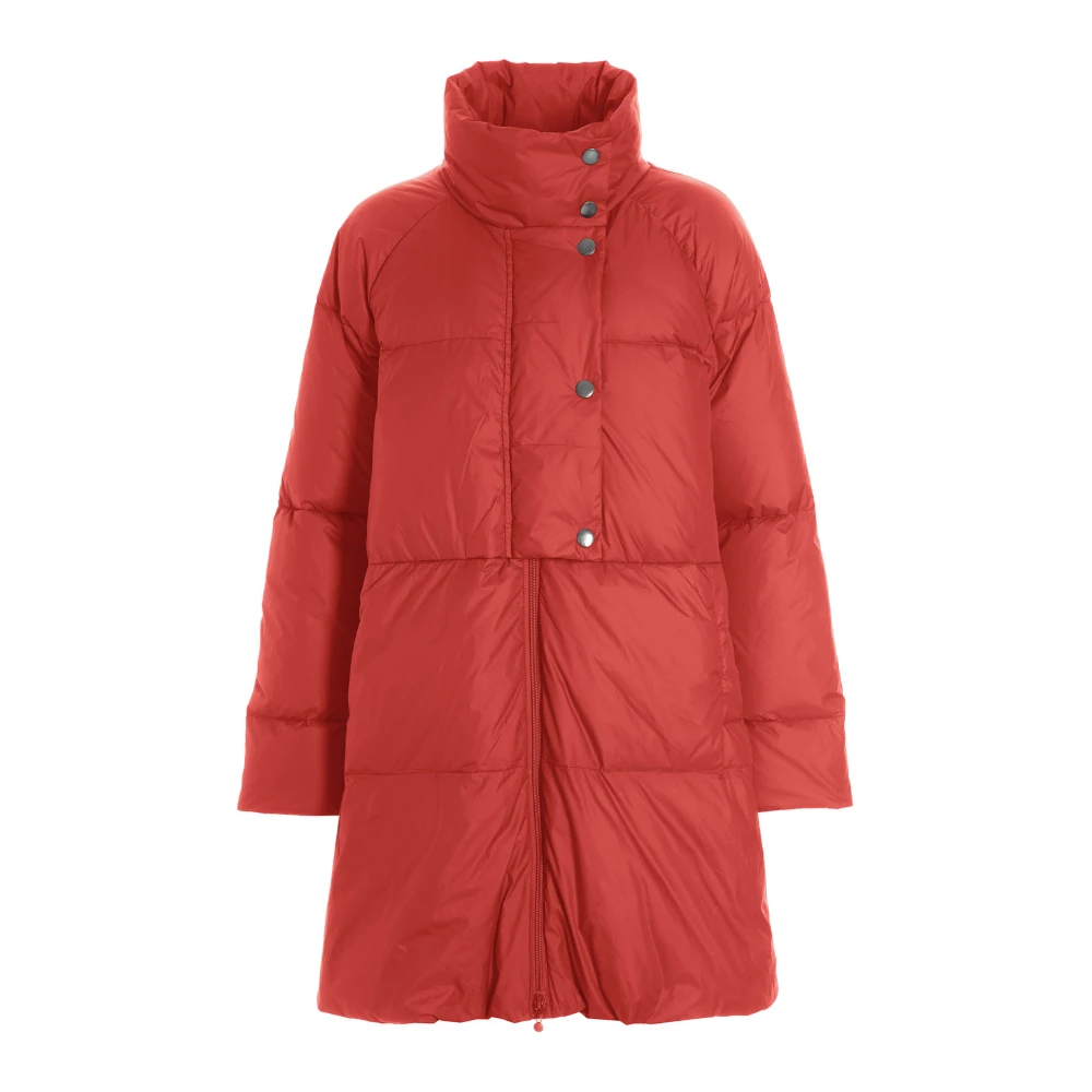 Bitte Kai Rand Dons Kort Jas in Lava Orange Dames