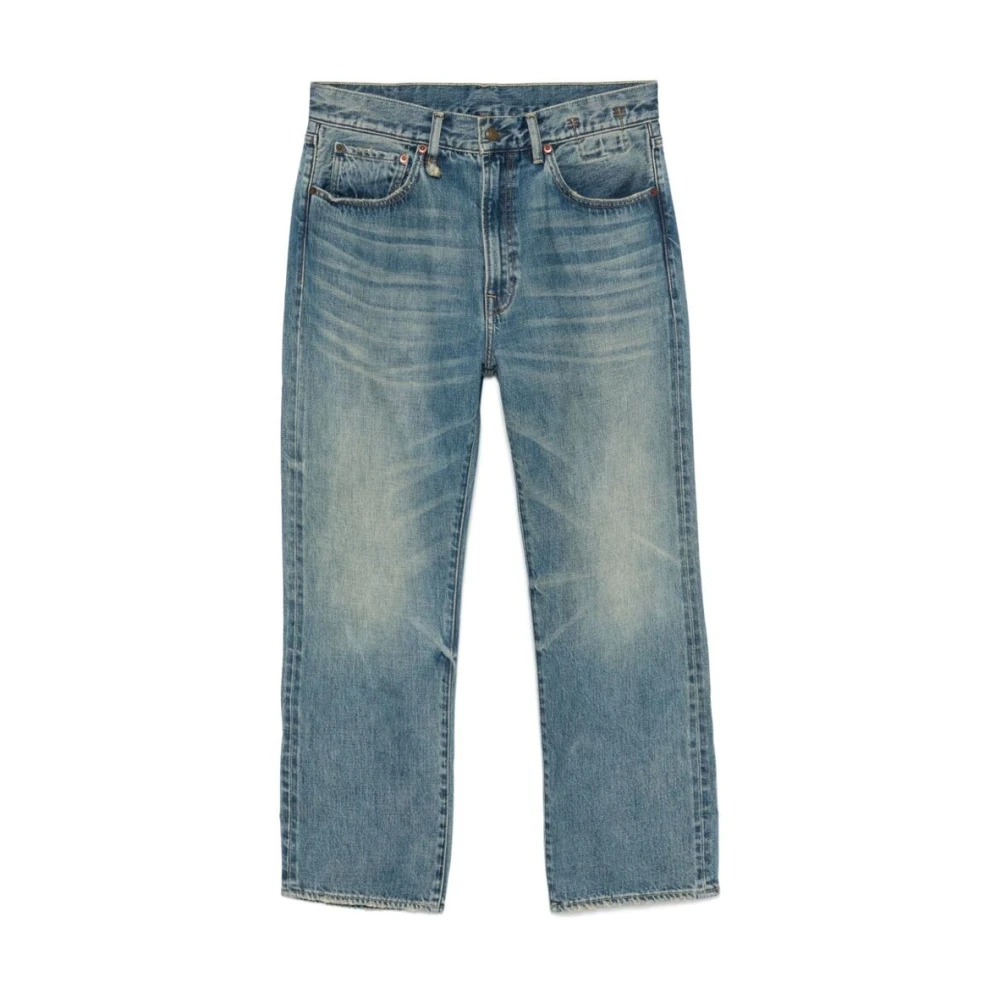 R13 Blauwe Stonewashed Denim Jeans Blue Heren