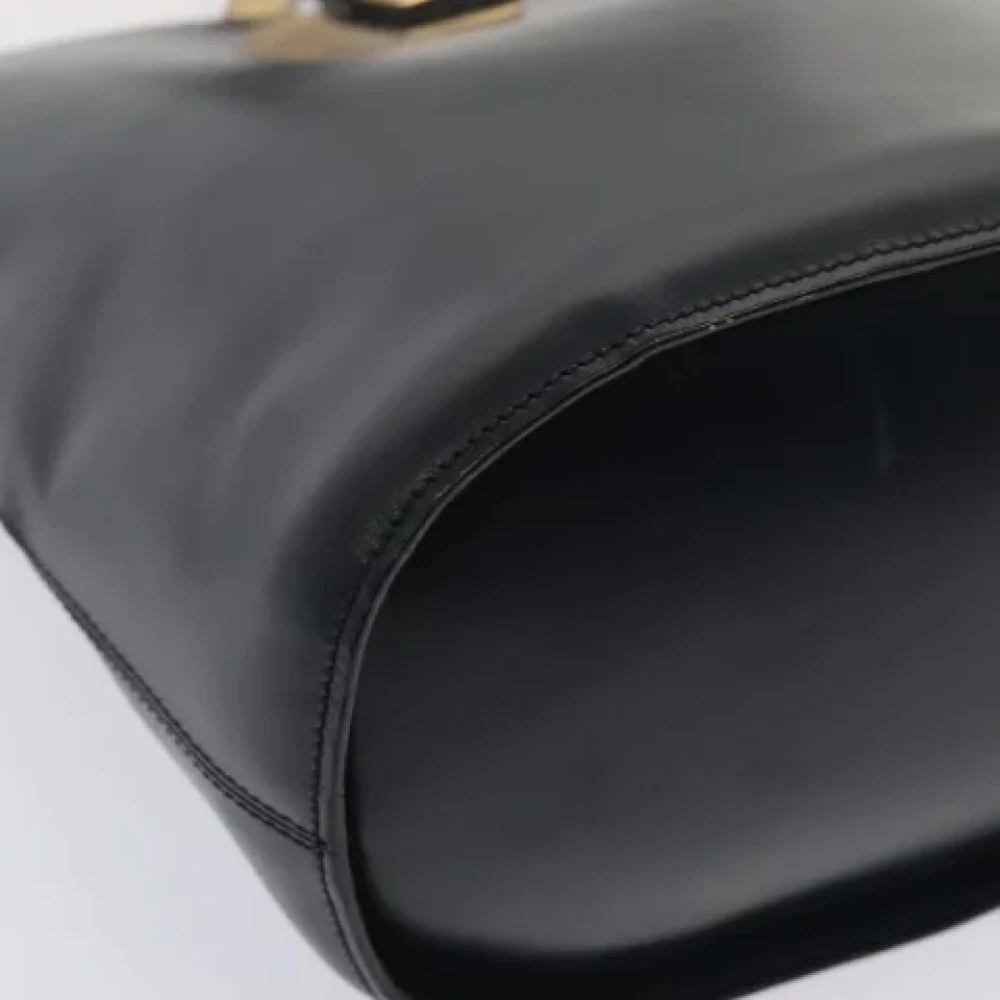 Celine Vintage Pre-owned Leather celine-bags Blue Dames