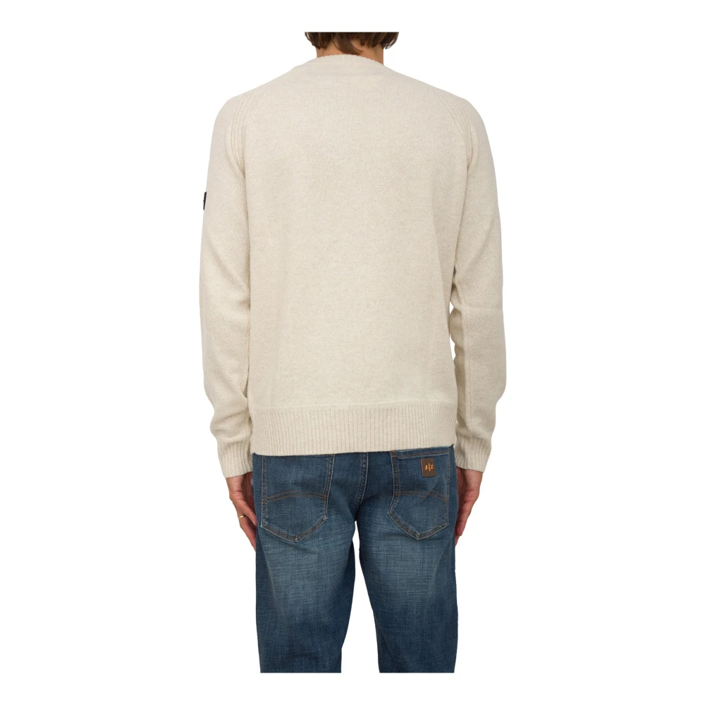 Peuterey Beige Gebreide Trui Beige Heren