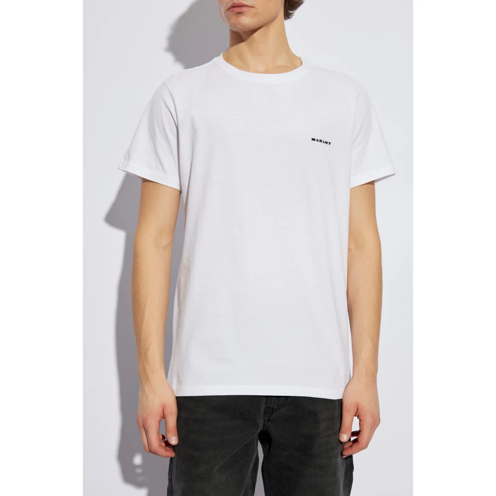 Isabel marant T-shirt Zafferh White Heren