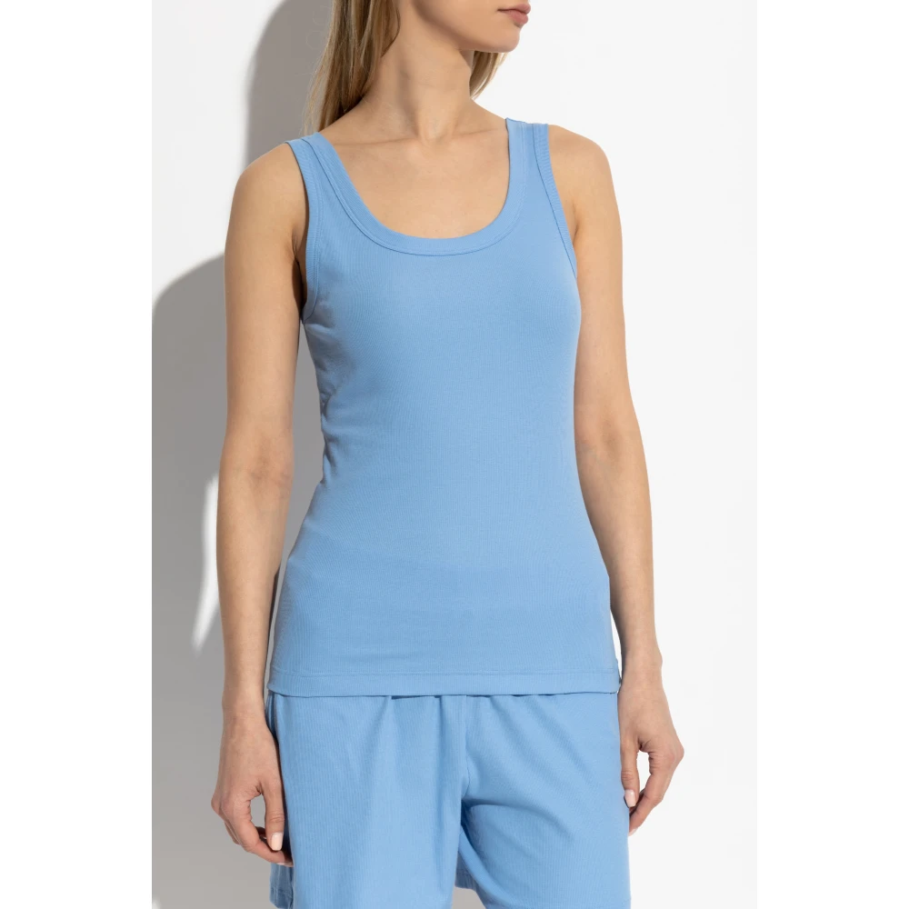 Hanro Top Sleep & Lounge Blue Dames