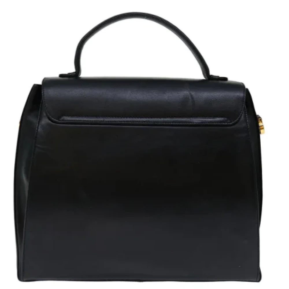 Salvatore Ferragamo Pre-owned Leather handbags Black Dames