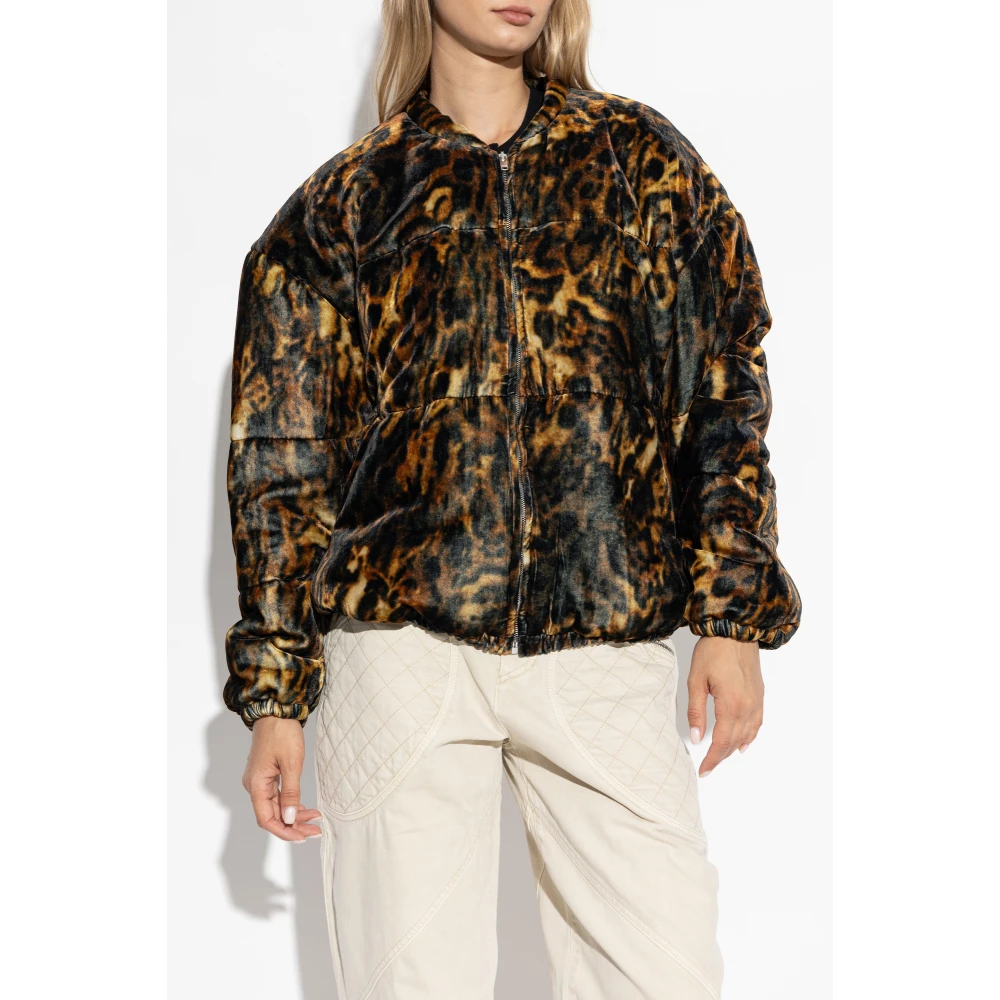 Isabel marant Dierenprint jas Brown Dames