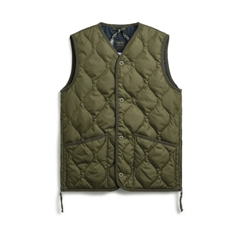 ジャケット・アウター WIND AND SEA x TAION Volume Down Vest Taion Men's x Beams Lights Reversible Down Vest in Beige