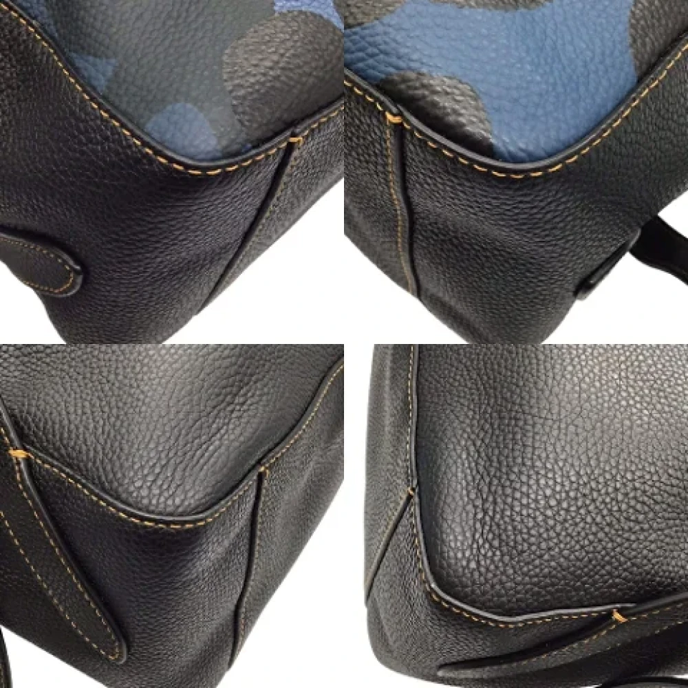 Coach Pre-owned Leather backpacks Black Dames