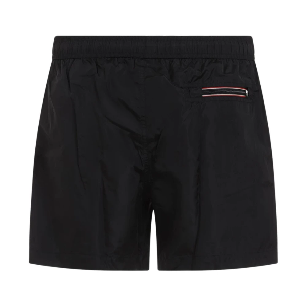 Moncler Zwarte zwemkleding voor mannen Ss25 Black Heren