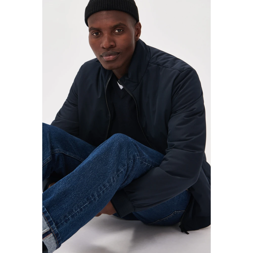Matinique Stijlvolle Blouson Jas Blue Heren