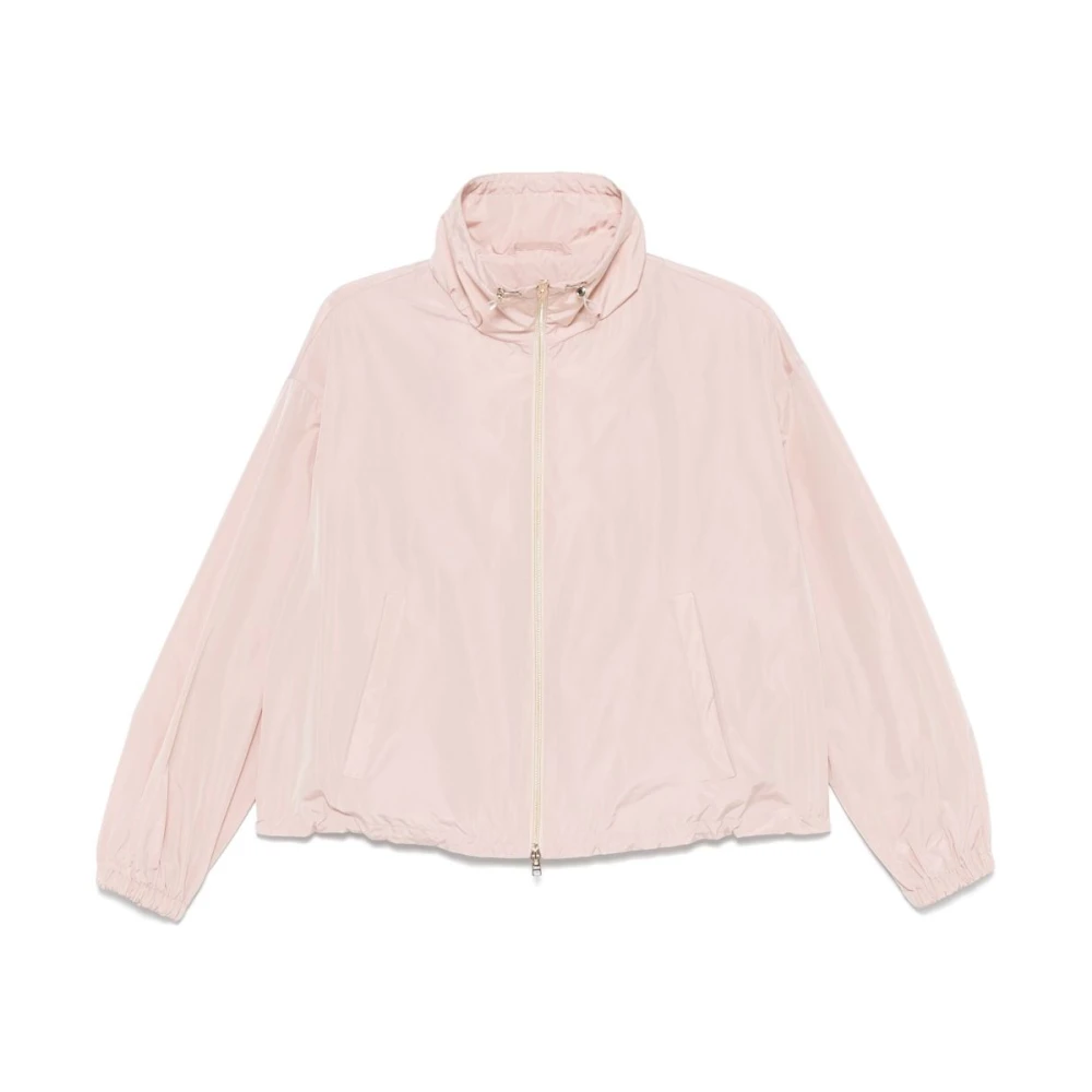 Herno New Techno Taffeta Jas Pink Dames