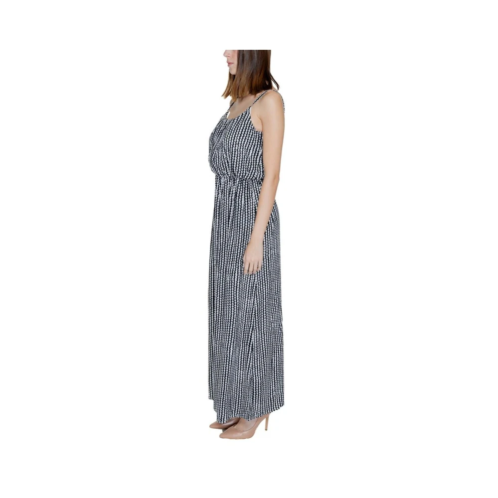 Only Stijlvolle Viscose Jurk voor Vrouwen Black Dames