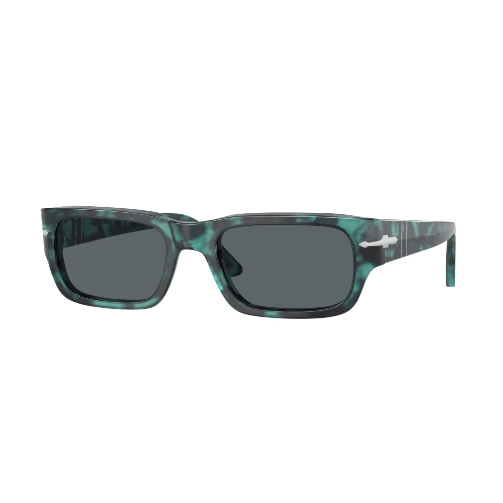 Persol Unisex Sunglass Adrien - Frame color: Blue Havana, Lens color: Blue - Image 3