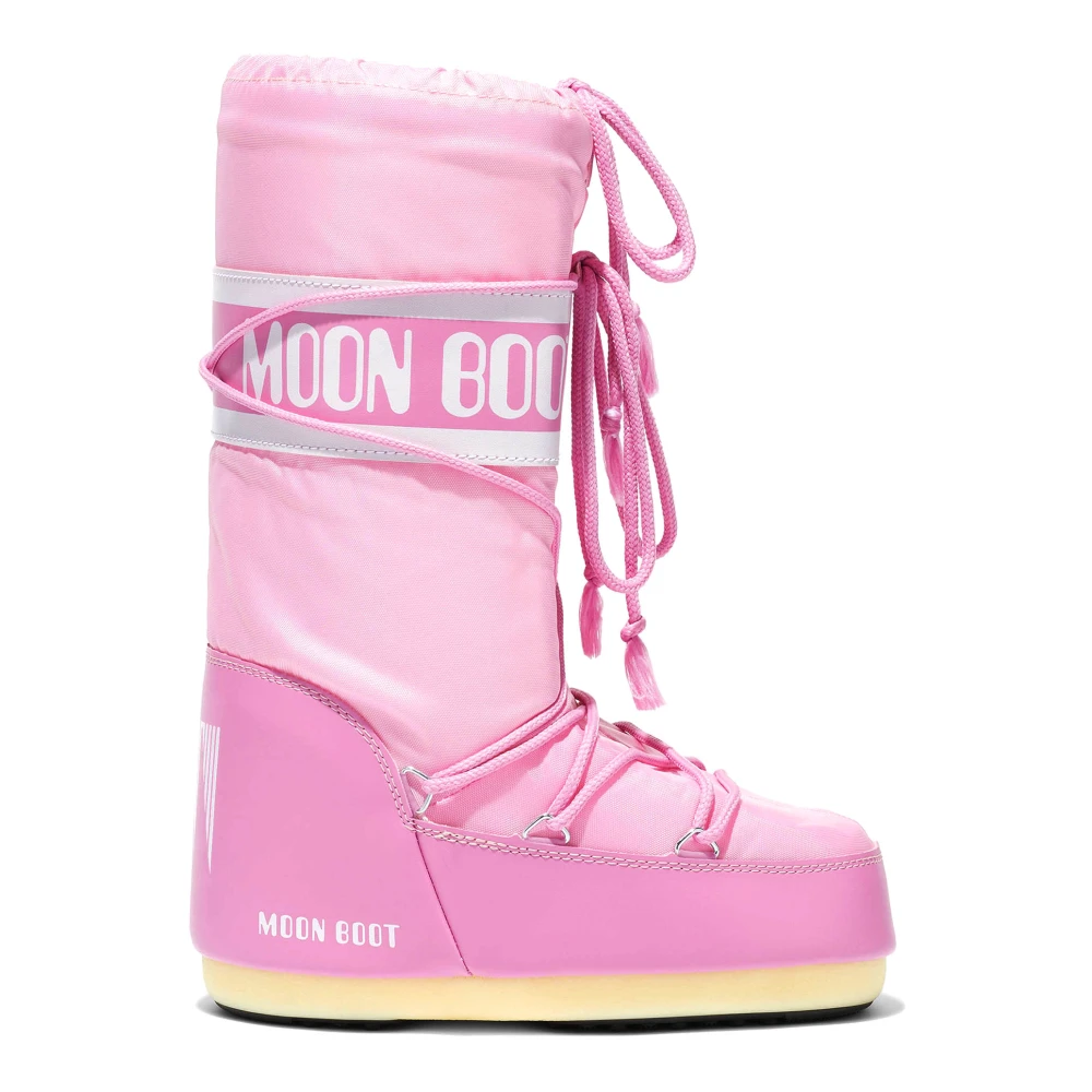 Moon Boot Rosa Ankelboots för Juniorer Pink, Unisex