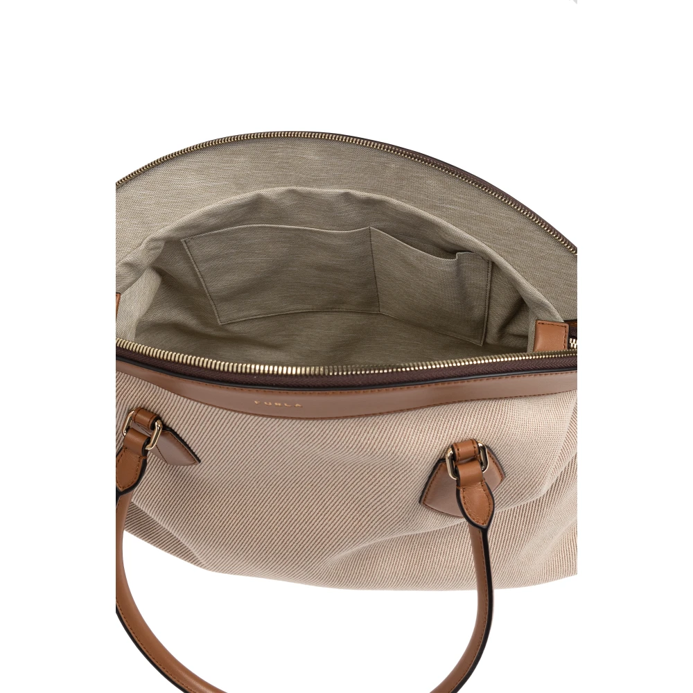 Furla Tas 'Erica XL' Beige Dames