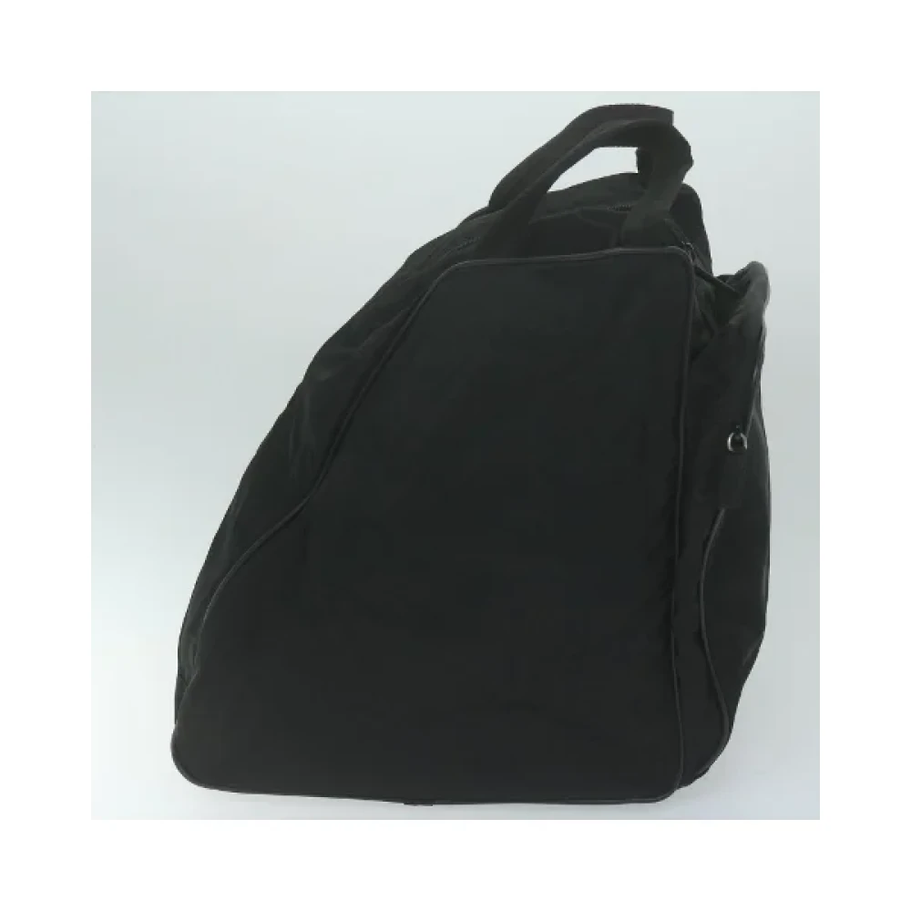 Prada Vintage Pre-owned Nylon handbags Black Dames