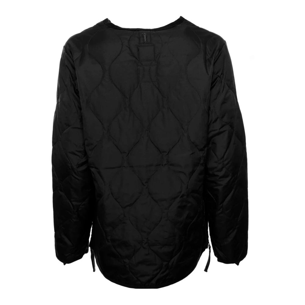 Taion Gewatteerde V-hals jas Black Heren