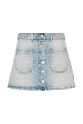 jupe-en-denim-bleu