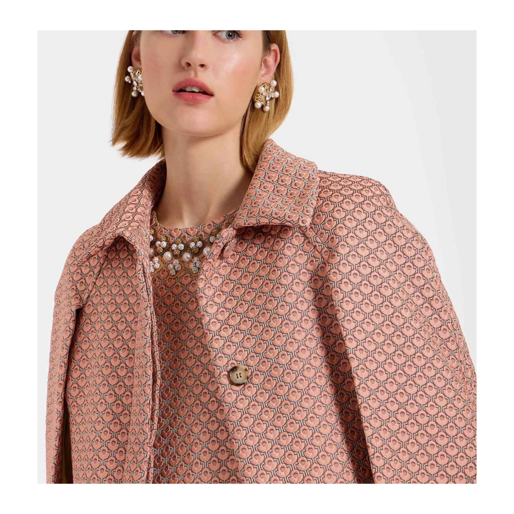 La DoubleJ Milano Mini Cape Pink Dames