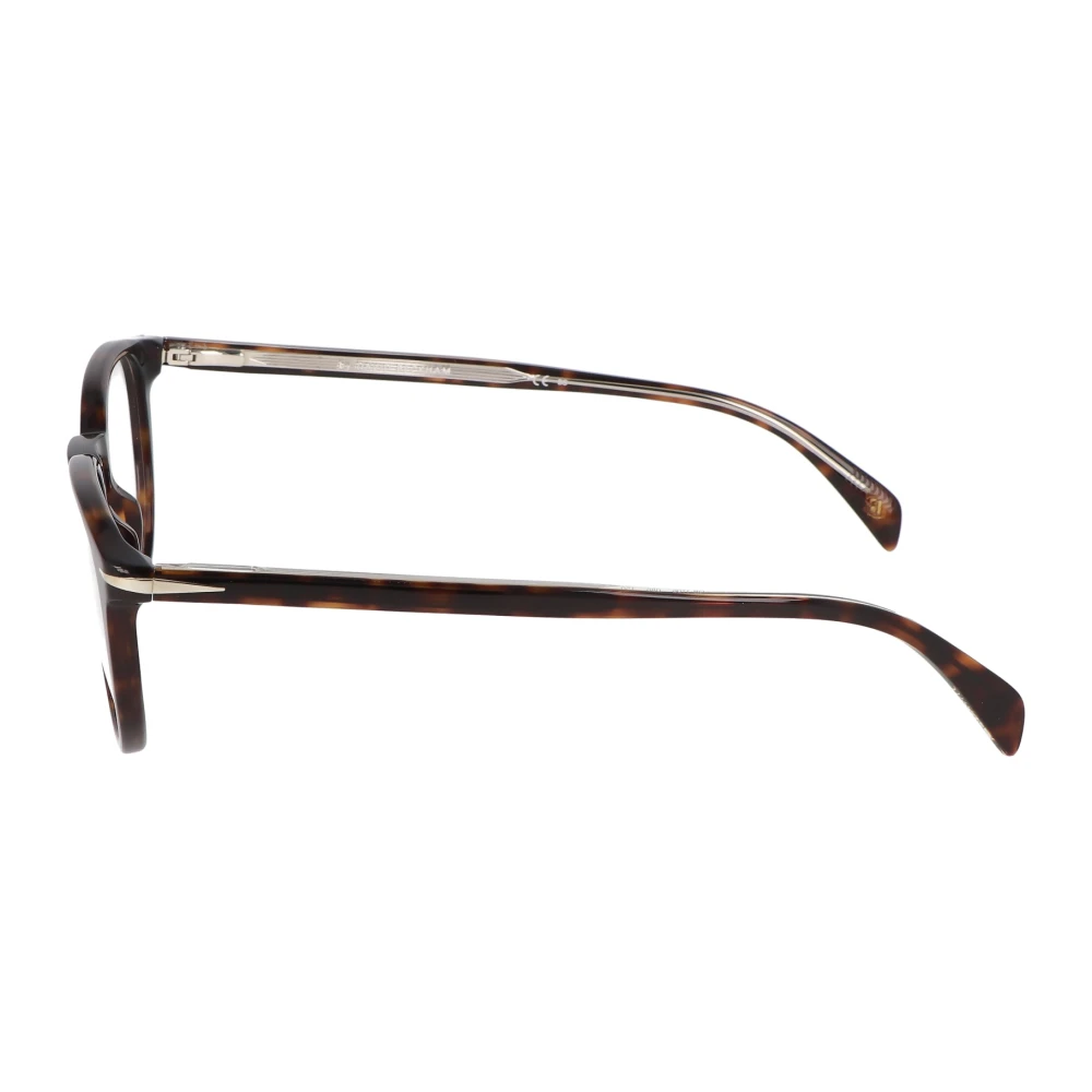 Eyewear by David Beckham Retro vierkant montuur bril Brown Unisex